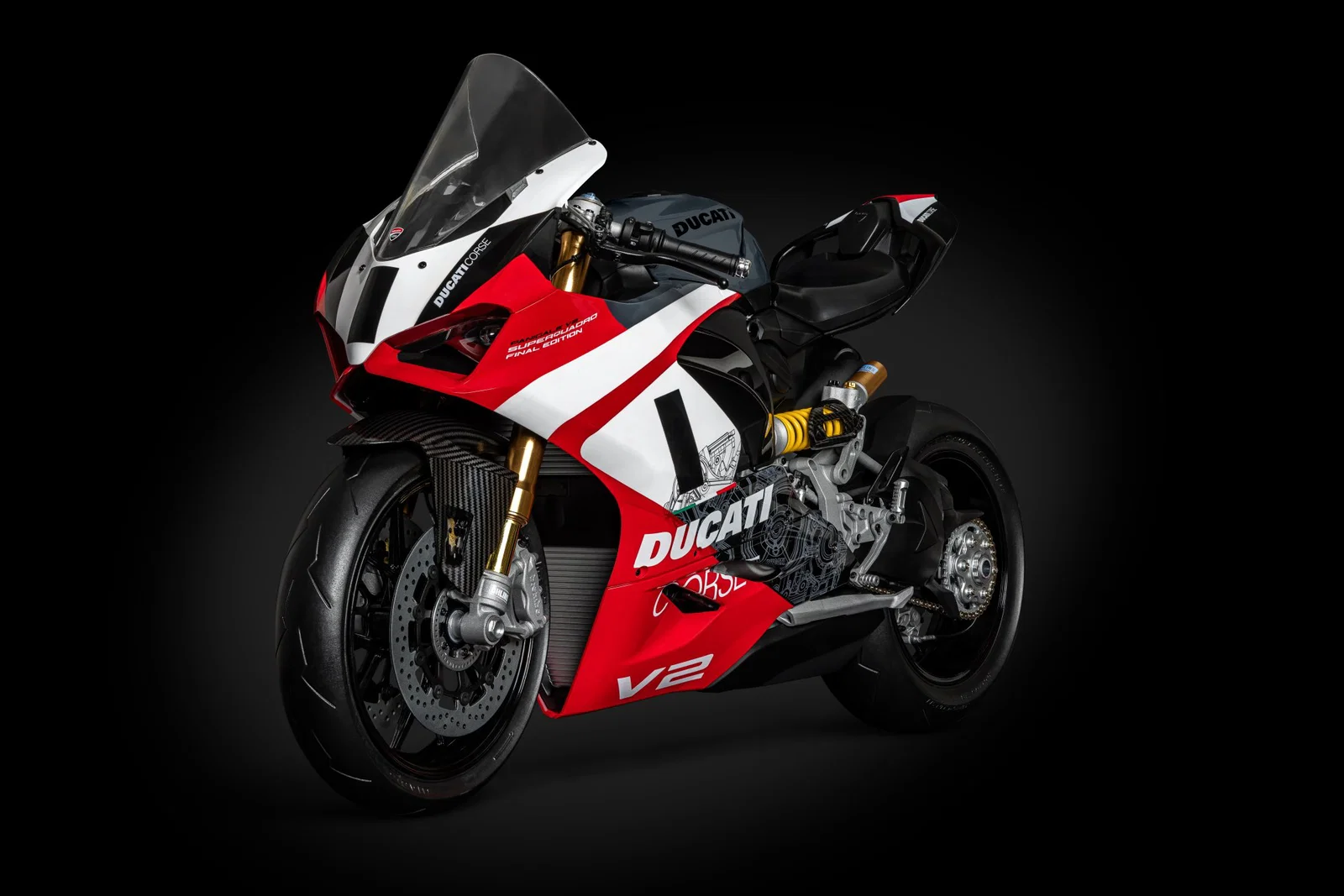 Ducati Panigale V2-Modell im Maßstab 1:4.
