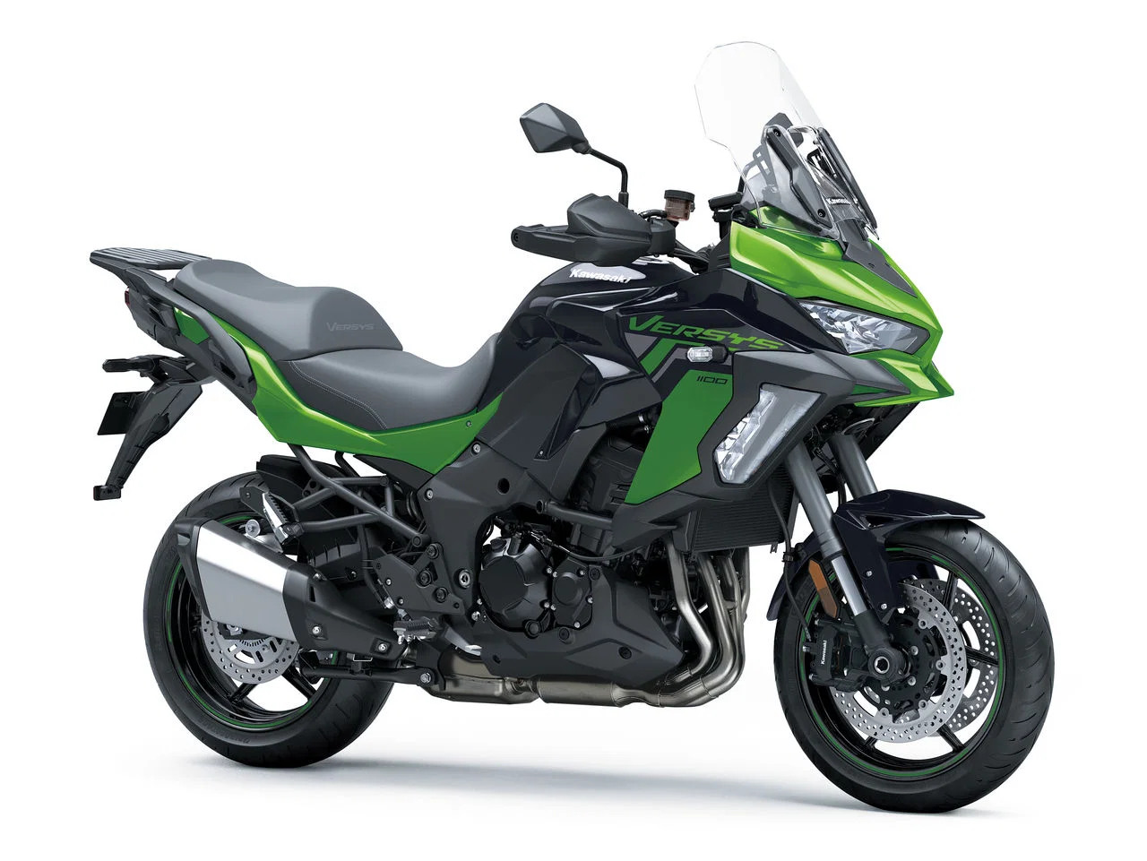 Kawasaki Versys 1100 trägt für 2027 eine neue Farbe. Bildnachweis: Kawasaki.