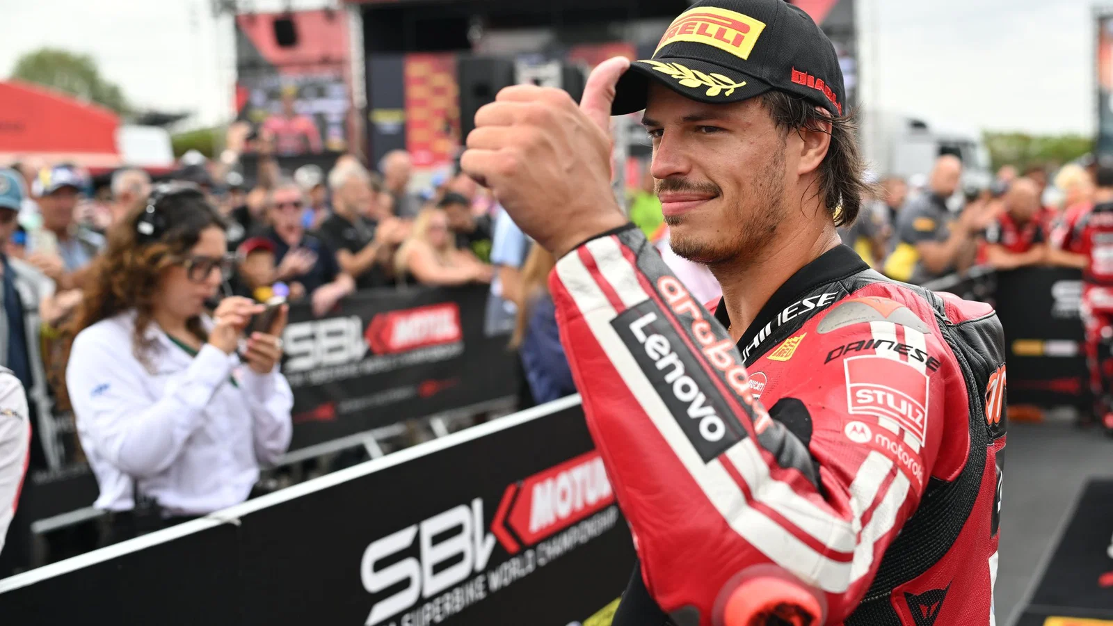 Nicolo Bulega will leave WorldSBK at the end of 2026. Credit: Gold and Goose.
