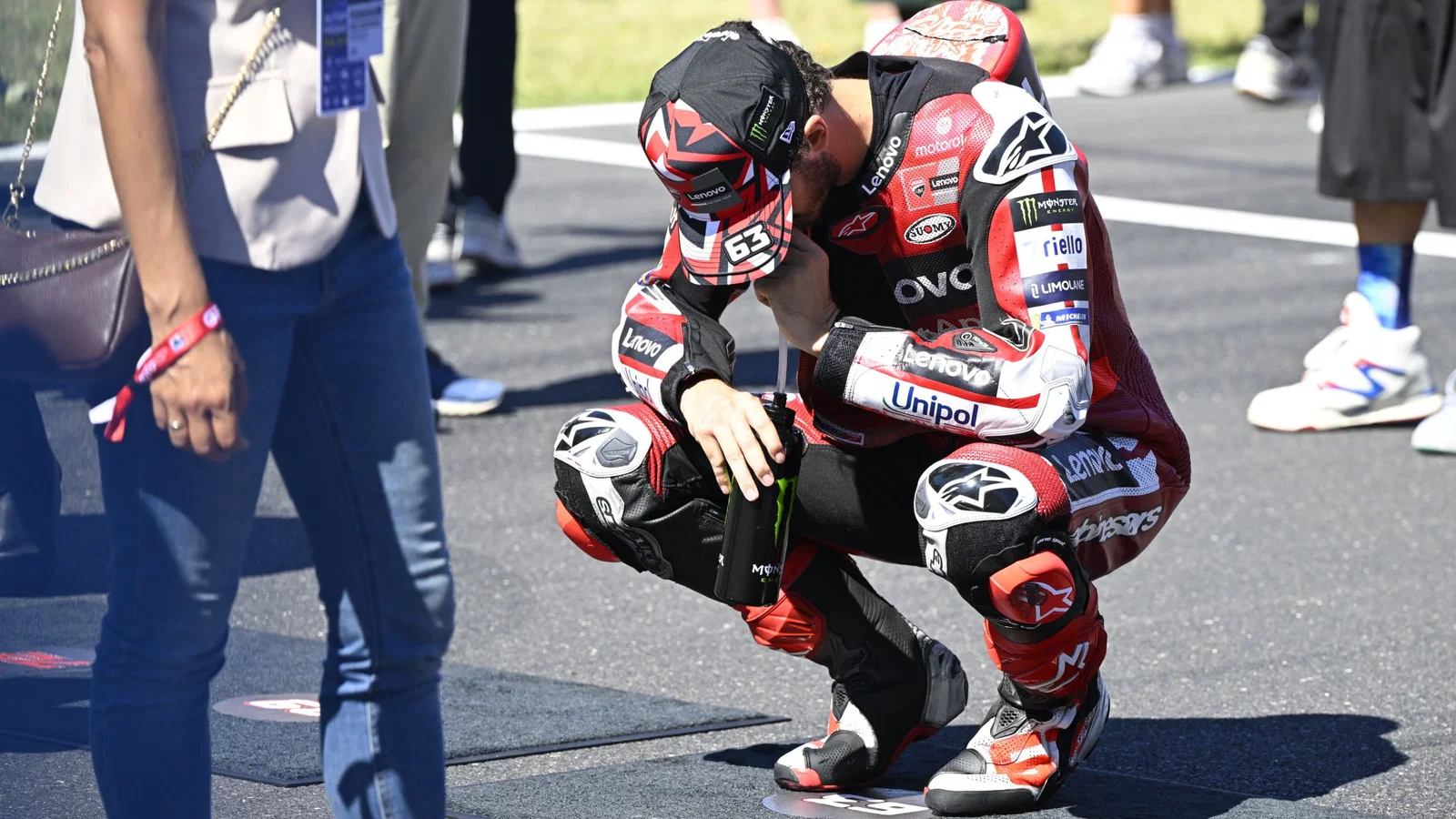 Pecco Bagnaia makes his feelings clear over ongoing set-up issues. Photo credit: Gold and Goose.