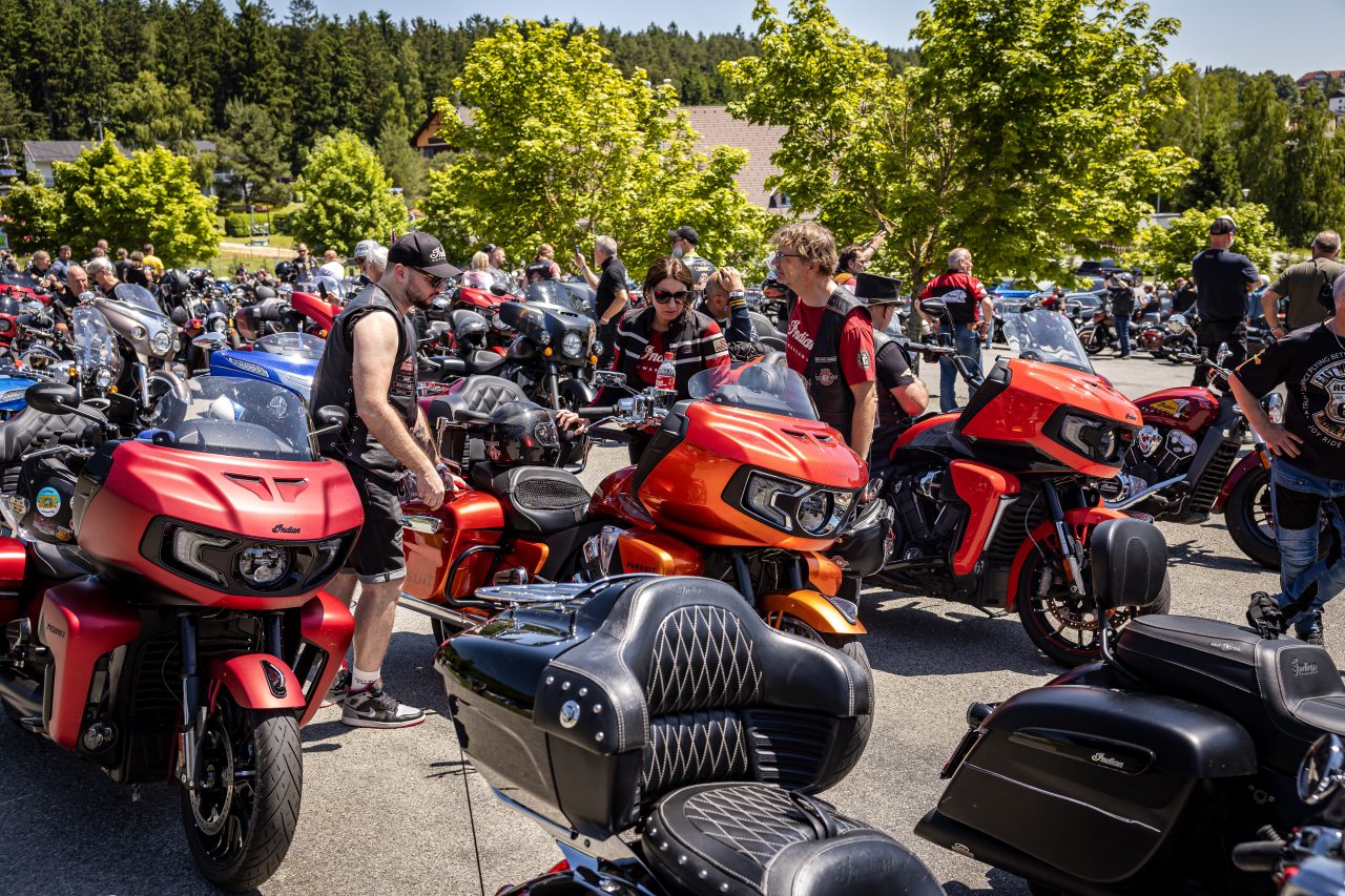 Indian Motorcycle-Motorräder beim IRF-Festival.