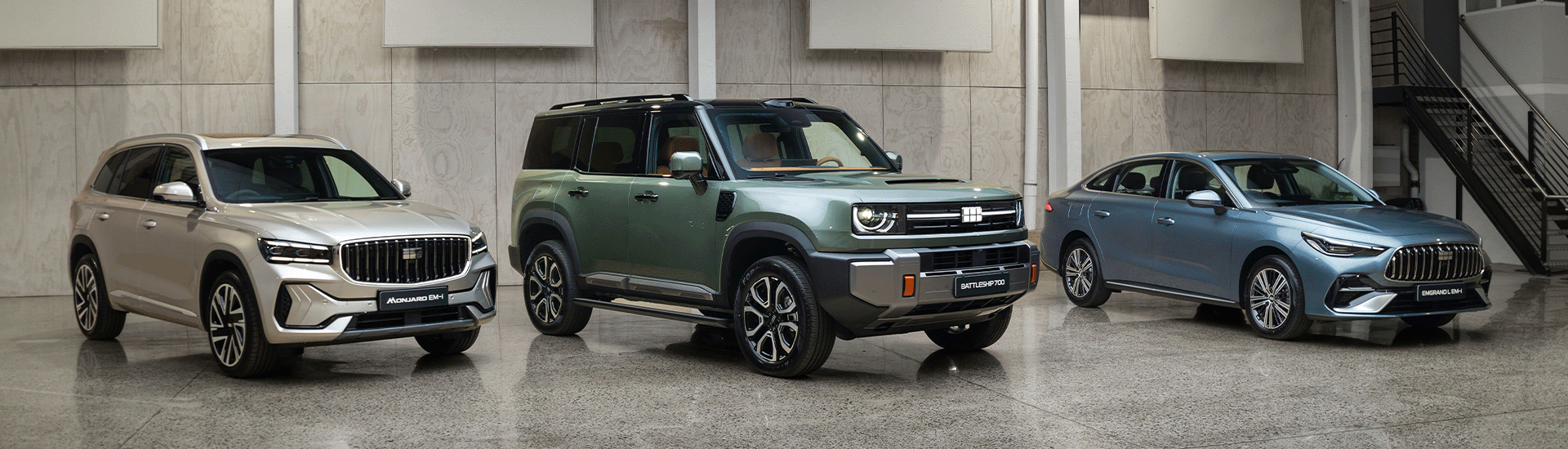 Neue Geely-Modelle kommen: 830-kW-Battleship 700, Camry-Konkurrent Emgrand L EM-i und Monjaro EM-i bestätigt
