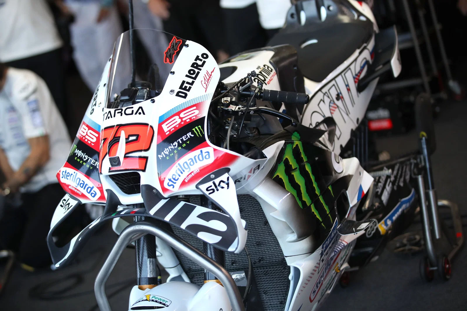 Aprilia-Front-Aero-Paket. Bildnachweis: Gold und Gans.