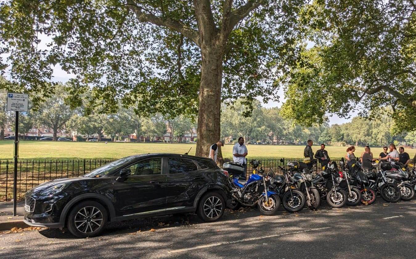 Parkprotest in Hackney. - SLMC
