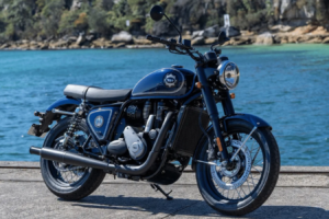 Die BSA Gold Star 650 erhält die Sonderfarben Birmingham Blue und Brooklands Black
