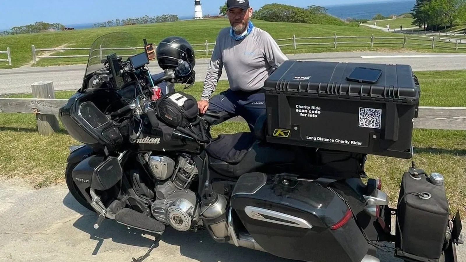 Patrick Cornell rode 201,901 miles on his Indian Pursuit