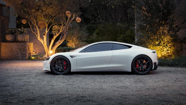 Tesla Roadster 2023 Seite