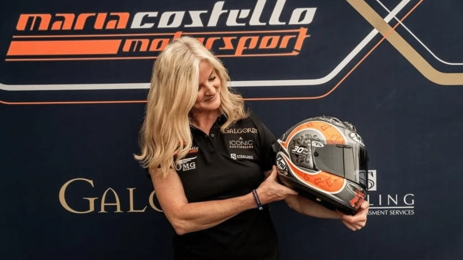 Maria Costello suffered spinal injuries after a serious crash at the Isle of Man TT