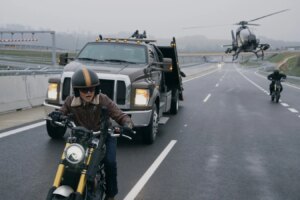 In „Matchbox The Movie“ spielt die Triumph Scrambler 1200 XE eine Hauptrolle