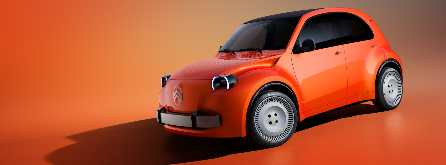 Das Citroen 2CV-Konzept erinnert an die Vergangenheit und weist als supergünstiges Elektrofahrzeug auf die Zukunft hin