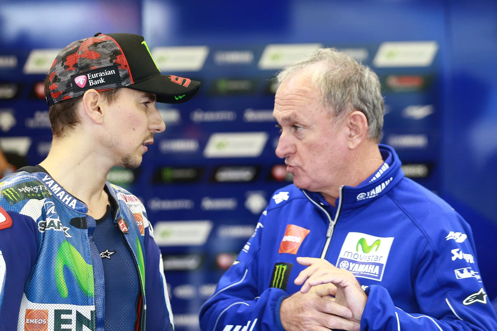 Ramon Forcada mit Jorge Lorenzo. Bildnachweis: Gold und Gans.