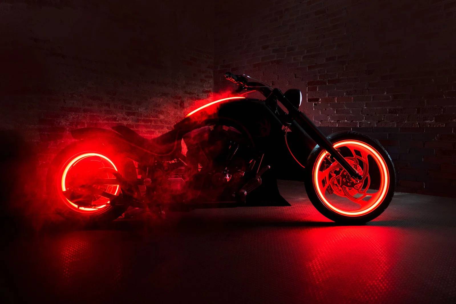 Das 1.750-cm³-Bourget-Custom-Motorrad von Sega. Bildnachweis: Bonhams Cars.