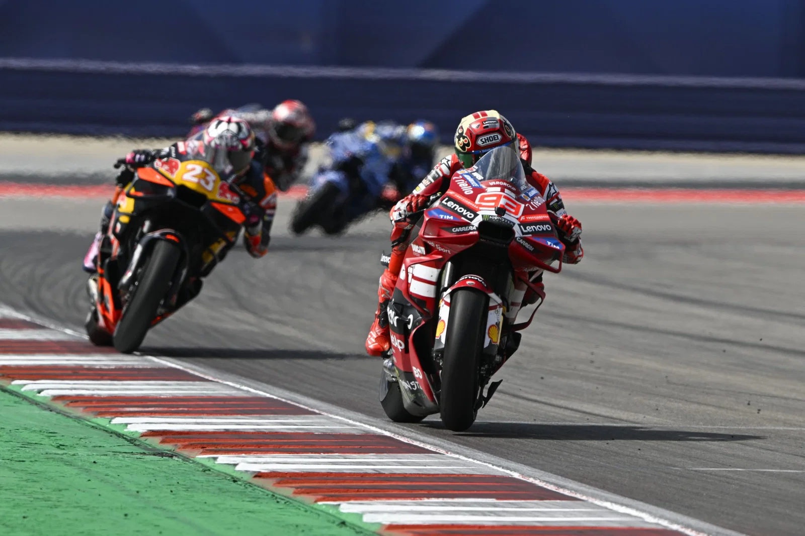 Marc Marquez beim US-MotoGP. Bildnachweis: Gold und Gans.