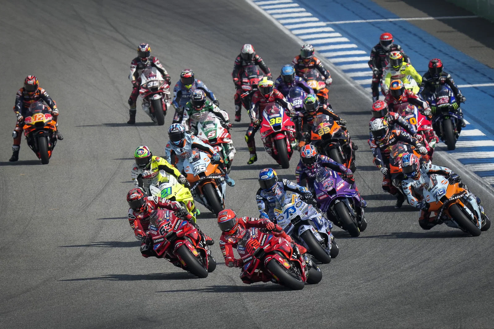 MotoGP-Rennen in Thailand.