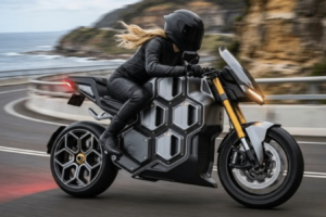 Cellcius C-01: Lernen Sie das E-Hypersport-Motorradkonzept mit acht austauschbaren Batteriezellen kennen