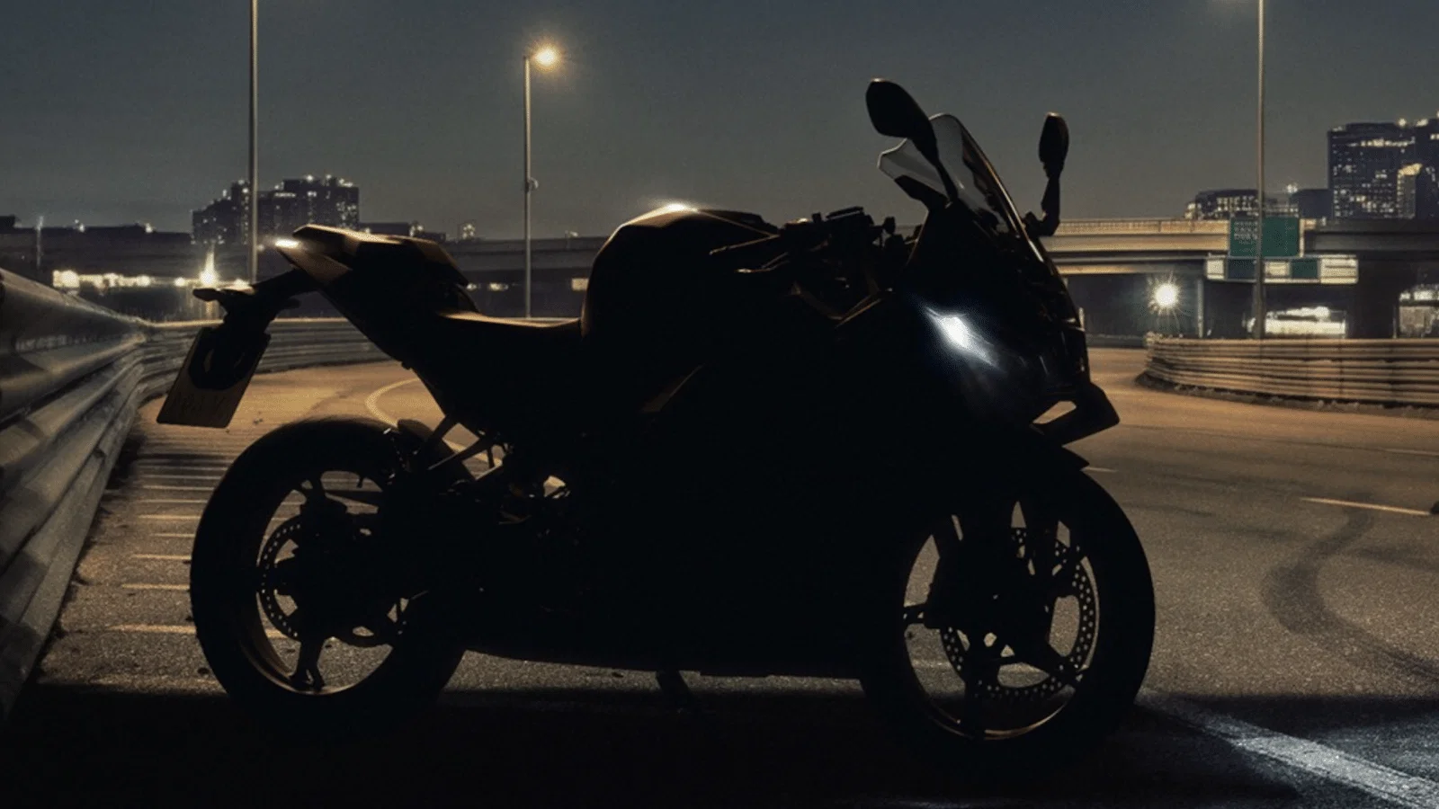 A teaser for the BMW F450 RR